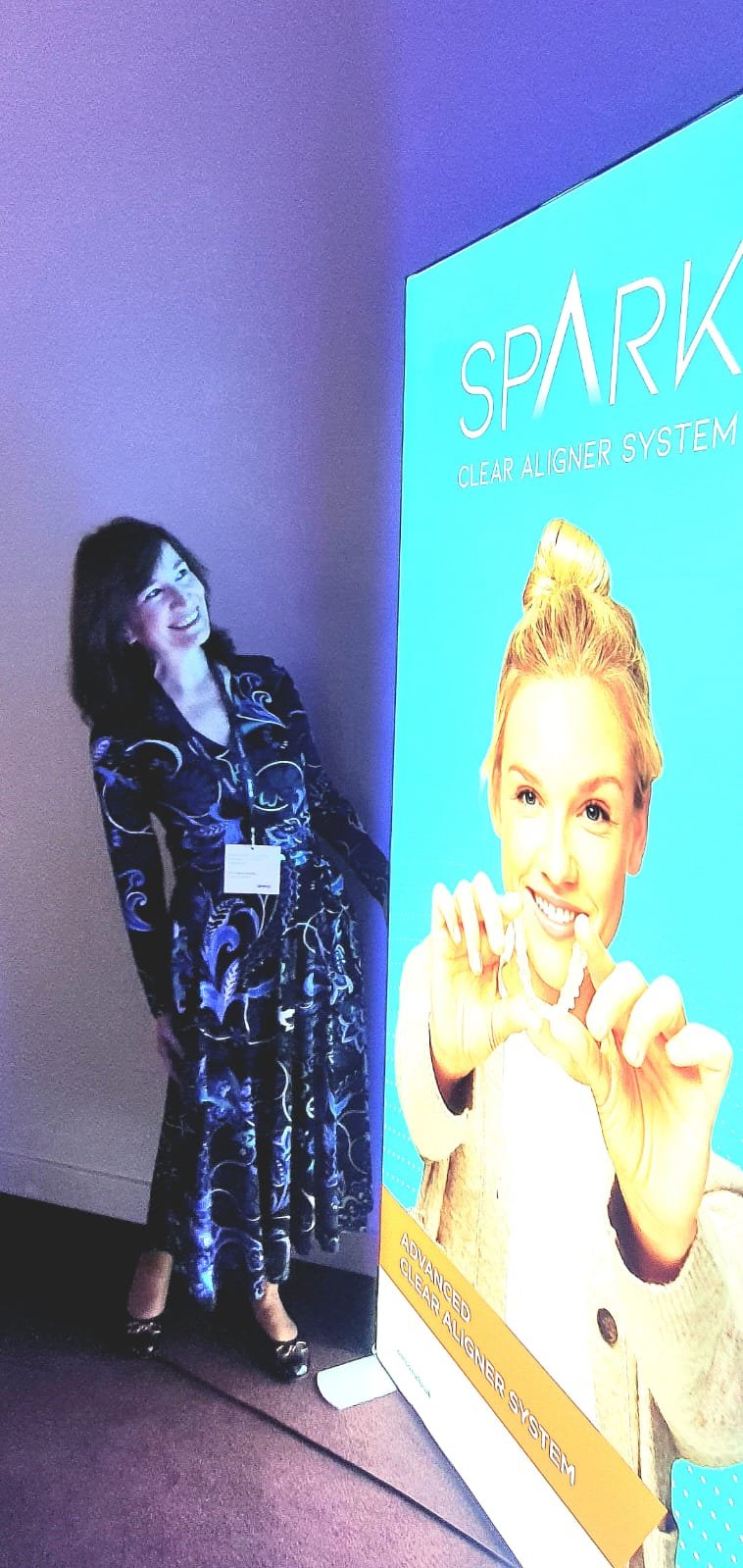 Dr. Ingrid-Ioana Pintilie la conferința Spark Clear Aligner System — furnizor autorizat